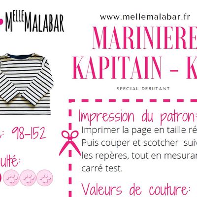 Une marinière pour enfant