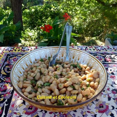 Salade de haricots blancs à la syrienne 