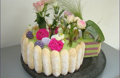 Le "gâteau" floral