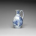 A blue and white jug, Chongzhen