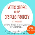 Stagiaires chez CrApule FActOry durant la scolarité styliste de mode.... et Cours de couture dès 8 ans