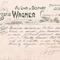 Vieux papiers, documents, lettres...Wagner