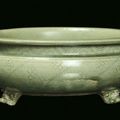 A Celadon earthenware censer, China, Song Dynasty (960-1279)