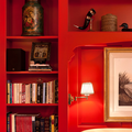 La DecoAméricaine : LE ROUGE rare là-bas . . . LE BLEU et le VERT aussi 