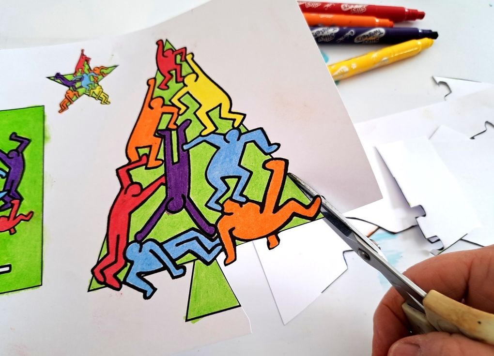 Le sapin KEITH HARING