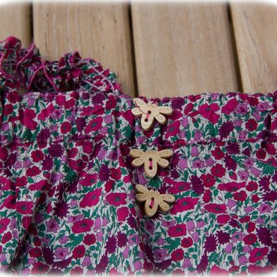 Combi-short des petites filles modèles