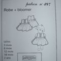 N°497 - Robe + bloomer