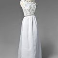 Jean Patou Haute Couture par Michel Goma, n° 85484, circa 1962 (broderies: Maison Lesage). Deux robes du soir.
