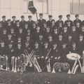 Quid de cette carte photo d'un groupe de musiciens, la Lyre de Belfort ?