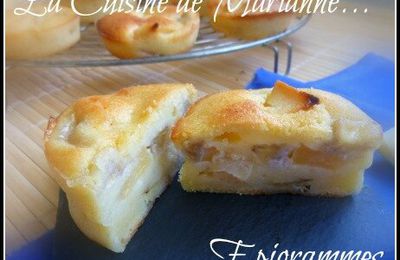 Muffins Moelleux, Bananes & Pommes