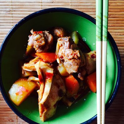 [ Poulet à la bière façon Xin-Jiang ]