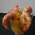 Ananas et gambas rôtis au miel, sur un air vietnamien pour l'édition #10 d'A vos casseroles