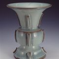 Moon-white Glazed Zun (vase), Jun ware, Ming dynasty (1368-1644)