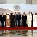 Arab leaders pose for a family photo 