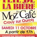 Crouy-sur-Ourcq : fête de la bière au Moz Café le 11 octobre 2014