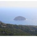 Vue sur la mer depuis Monolithos