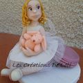 Figurine déco de gateau pour un baptème