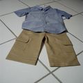 un bermuda assorti à la nouvelle chemise