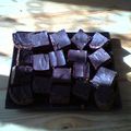 Carrés pralin-chocolat