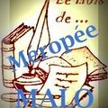 Le mois d'Octobre est celui de Méropée Malo sur Book en stock !