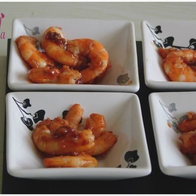 crevettes a la sichuanaise.