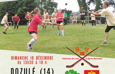 Tournoi régional de CHOULE CROSSE: rencontre à Dozulé dimanche 16 décembre 2018