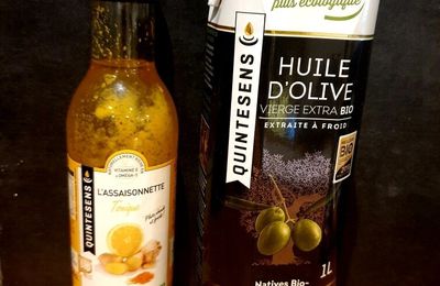  Quintesens, huiles santé, vinaigrettes Bio et Ketchup sain