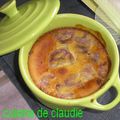 clafouti banane pralinoise en cocotte