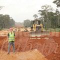 Les terrassements se poursuivent sur le chantier de l'Autoroute Yaoundé-Douala 