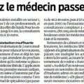 Hausse du prix d'une consultation chez le médecin