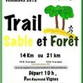 Saint Palais sur mer - 2 décembre 2012 -Trail sable et forêt