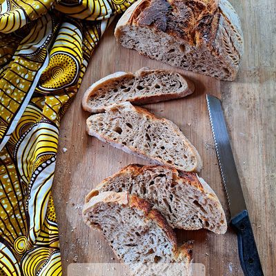 Pain au levain à la bière