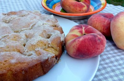 GÂTEAU AUX PÊCHES