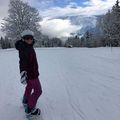 Y'a de la neige là haut sur la montagne 