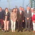 Des visiteurs de marque à l'éolienne ! 