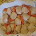 Coquilles Saint-Jacques au cidre