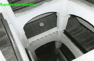 L'escalier du bâtiment des Ursulines