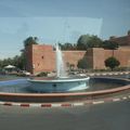 Rond-point à Marakech (Maroc)