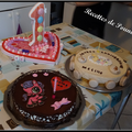 LES GATEAUX D'ANNIVERSAIRE POUR LES 1 AN DE MA FILLE