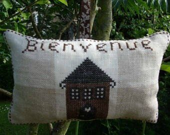 Coussin de porte bienvenue