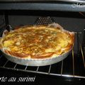 Tarte au surimi