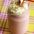 Milk-shake framboises et vanille