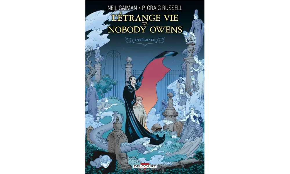 Delcourt L'étrange vie de Nobody Owens par Gaiman et Russell