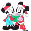 Mickey et Minnie fêtent Noël