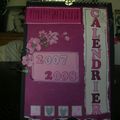 Calendrier pour la nouvelle année 2008. offert à