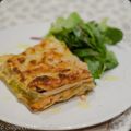 Lasagne fraiche aux deux saumons et poireaux