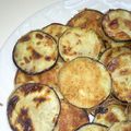 Grignotines d'aubergine au cumin