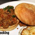 Sloppy Joe {pain burgers maison}