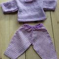 Ensemble bébé Coroll 30 cm