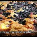 SUCRE ET MYRTILLES (TARTE)